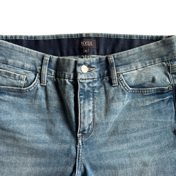 NYDJ Jeans Marilyn Straight Waist Match M Paddington Blue - So comfy! - Picture 2 of 8